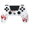 Under Control  PS4 Compatible Bluetooth Controller White with Blood-Stain