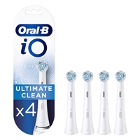 OralB Power Head Brush iO Ultimate Clean White x4