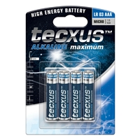 Tecxus AAA x4 Alkaline Batteries