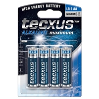 Tecxus AA x4 Alkaline Batteries