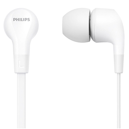 Philips TAE1105WT InEar Stereo Headphones