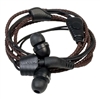 Wraps Leather Braided InEar Headphone