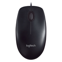 Logitech M90 USB Optical Mouse 910001794 Black
