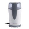 Royalty Line CG150.3 Coffee Grinder 150W 50g, Transparent lid, Ideal to mill Coffee, Spices, Nuts and Wholegrains, Stainless Steel Blades, White/Grey