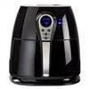 NEDIS KAAF111EBK 3.0Ltr Air-Fryer, 1400W, 6 Programs, 60 min Timer, Digital control, LED Display, Dishwasher-safe, 80-200 Celsius, Black, 28.5x30.0x25.0 cm