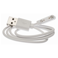 Garett White Magnetic 2Pin 8mm Charging Cable