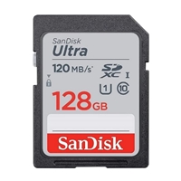 SanDisk Ultra SDXC 128GB Class10 U1 120MBs Read