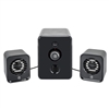 Manhattan 167345 Bluetooth 2.1 Black Speakers with Adjustable Colour LED Lighting Modes