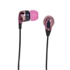 Manhattan 178303 In-Ear Headphones Signature-Collection Noise-Isolating Silicone-Tips Gold-plated Pink