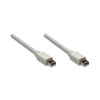 Manhattan Mini Display-Port Male to Male Cable 1.0m White  324557