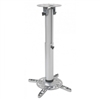 Universal Projector Ceiling Mount, 50 to 77 cm, 15deg-Tilt 360deg-Swivel, Silver Manhattan 424851