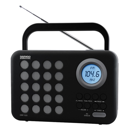 Daewoo DRP120BL Digital Radio Alarm Clock