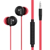 Sencor SEP-172 In-Ear Stereo Headphones with Mic Red