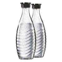 Sodastream Carafe Glass Bottles 075Ltr Pack of 2