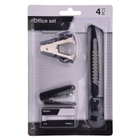 Desk Accessory Kit consisting of a Cutter Stapler