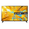 LG 43UQ75006LF 43'' LED TV, 4K Ultra HD, webOS Smart Wifi, 2022 Model, Bluetooth, 3*HDMI 1*USB, G(new), Black, H61.1xW97.3xD18.7 cm, 3*Year Warranty