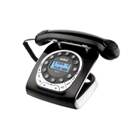 Sanford Retro Caller ID Telephone SF327TL Black