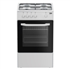 Beko CSG42001FW GasCookerOven  4Burner 4Gas White