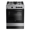 Beko FSG62010FX GasCookerOven 4Burner 4Gas Silver