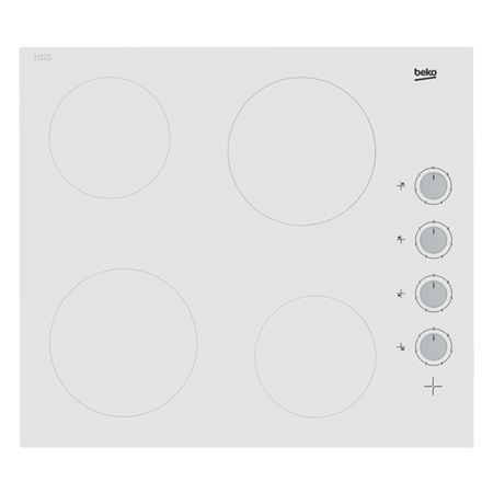 Beko HIC64100W Builtin Vitroceramic Hob 4Burner