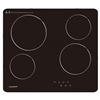 CROWN PVT604C 4*Burner Built-in Hob, Vitroceramic, Touch-Control, Black, H5.2xW59xD52 cm