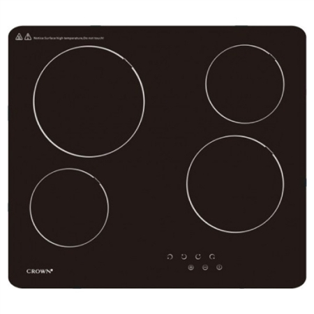 CROWN PVT604C 4Burner Builtin Hob Vitroceramic