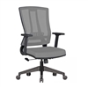 QZY Eden Multi Tilt Mechanism Office Chair Silver