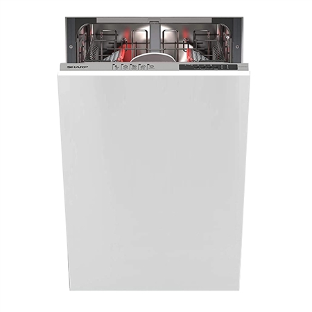 SHARP QWNS14I49EX 10 sets Builtin Dishwasher 45cm