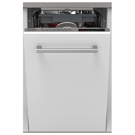 SHARP QWNS1GI47EX 10 sets Builtin Dishwasher 45cm