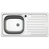 Asil Kitchen Sink AS08 1*Bowl 1*Drain 86x43.5cm